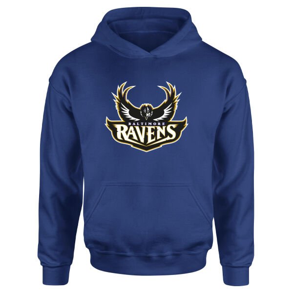 The Ravens Hoodie L - İndigo Mavisi