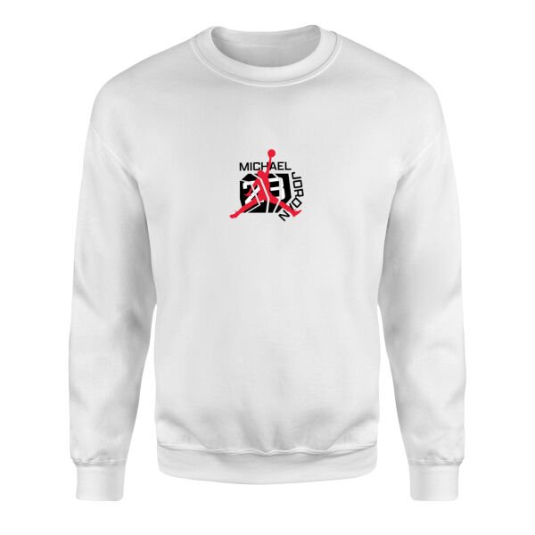 MJ 23 Sweatshirt L - Beyaz