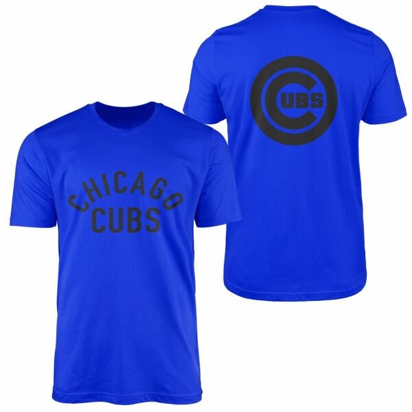 Chicago Cubs Muted Tişört M - Mavi