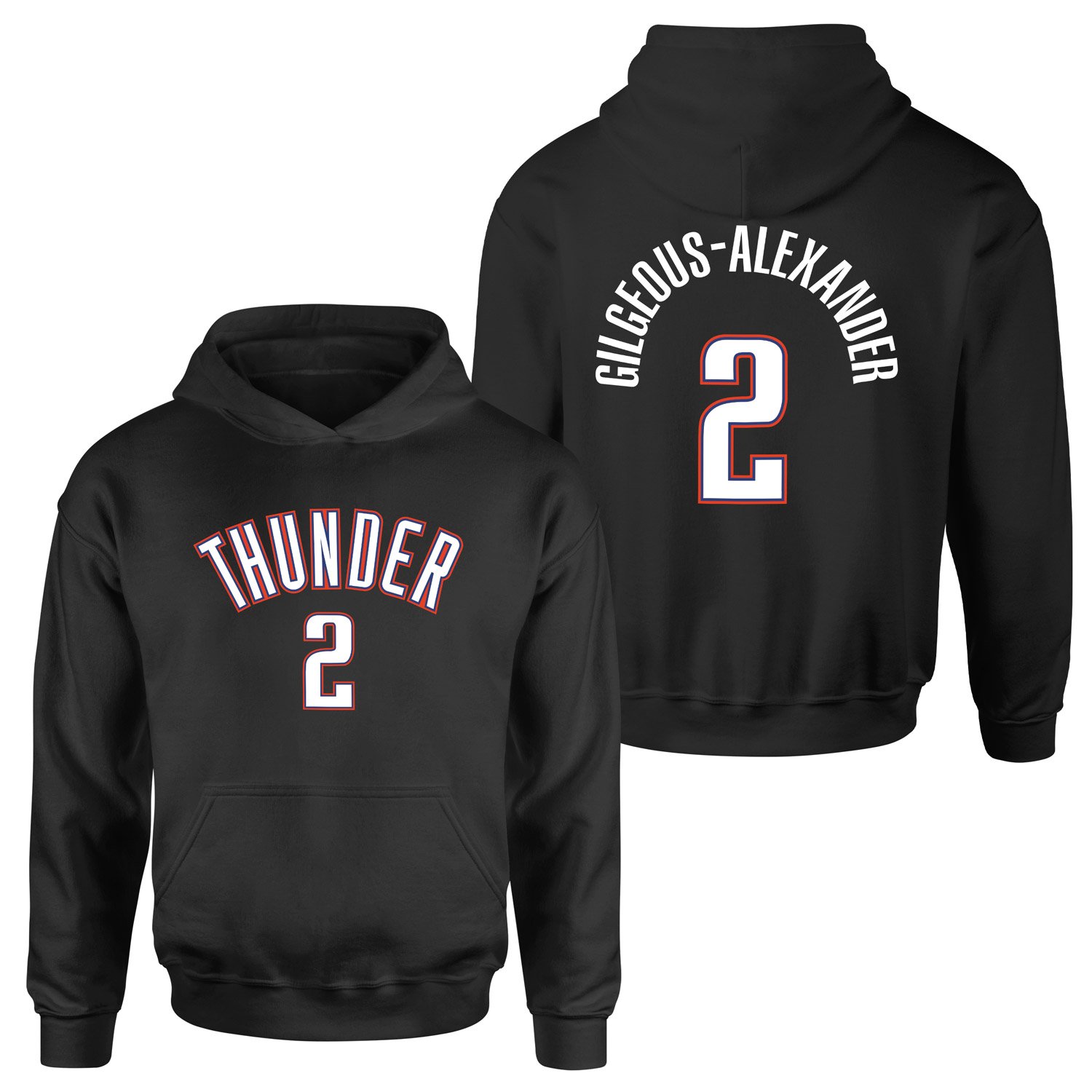 Shai Gilgeous-Alexander Oklahoma Forma Hoodie M - Siyah