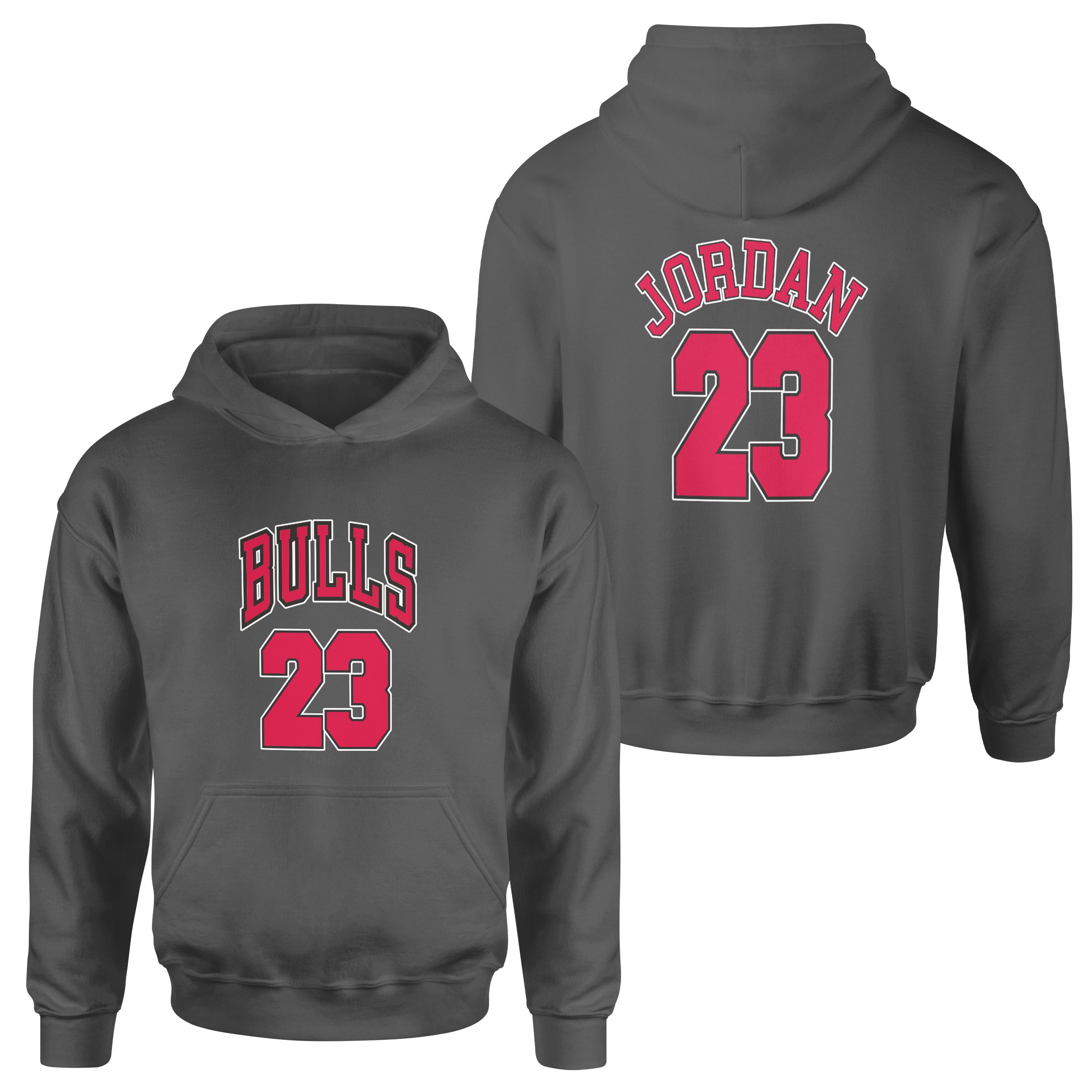 Michael Jordan 23 Forma Hoodie XL - Füme