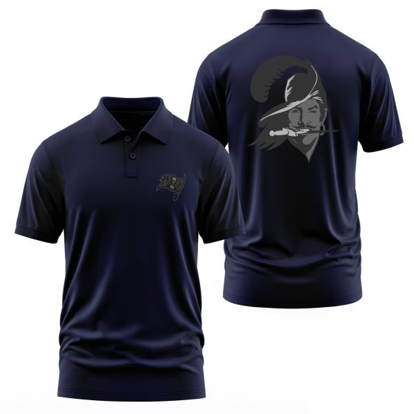 Tampa Bay Buccaneers Pirate Mode Polo Tişört S - İndigo Mavisi