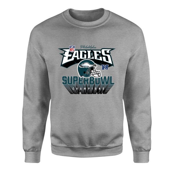 Philadelphia Eagles SB Champions Sweatshirt S - Gri