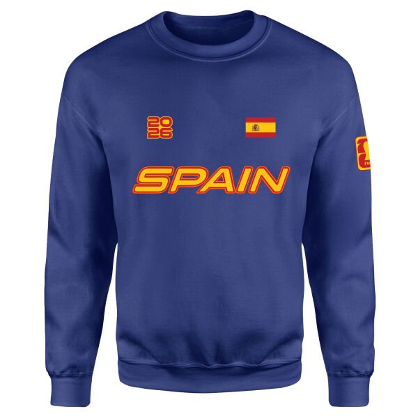 İspanya 2026 Sweatshirt XL - İndigo Mavisi
