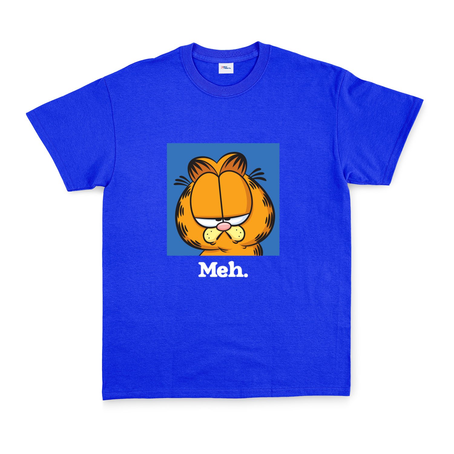 Garfield | meh. Tişört XL - Mavi