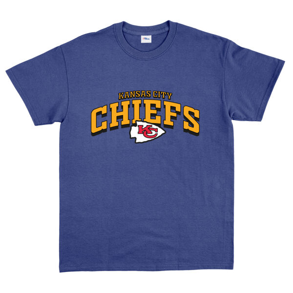 Kansas City Chiefs Arch Tişört L - İndigo Mavisi