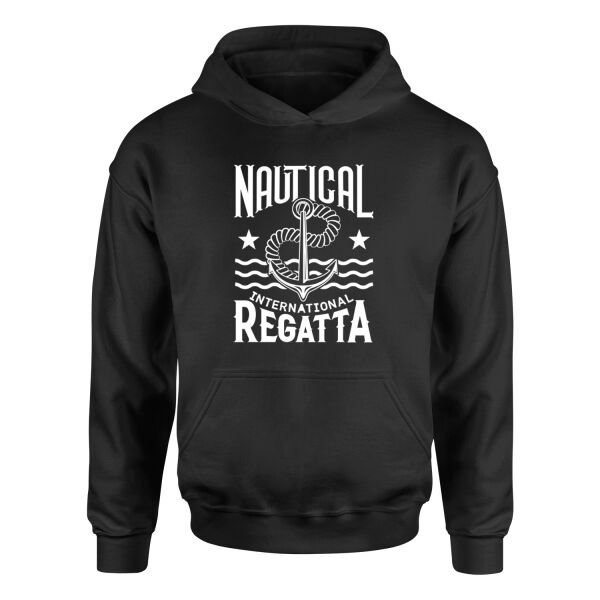 Nautical Regatta Hoodie XL - Siyah