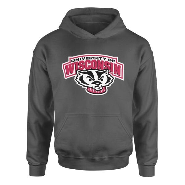 Wisconsin Badgers Hoodie L - Füme