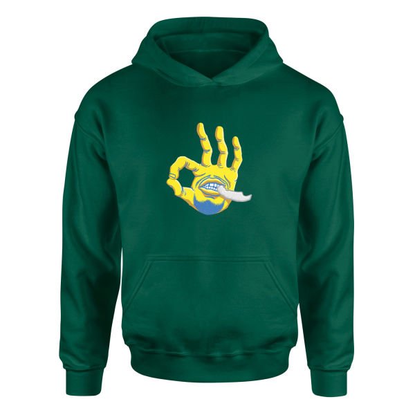 Stephen Curry Hand Hoodie XXL - Nefti Yeşili