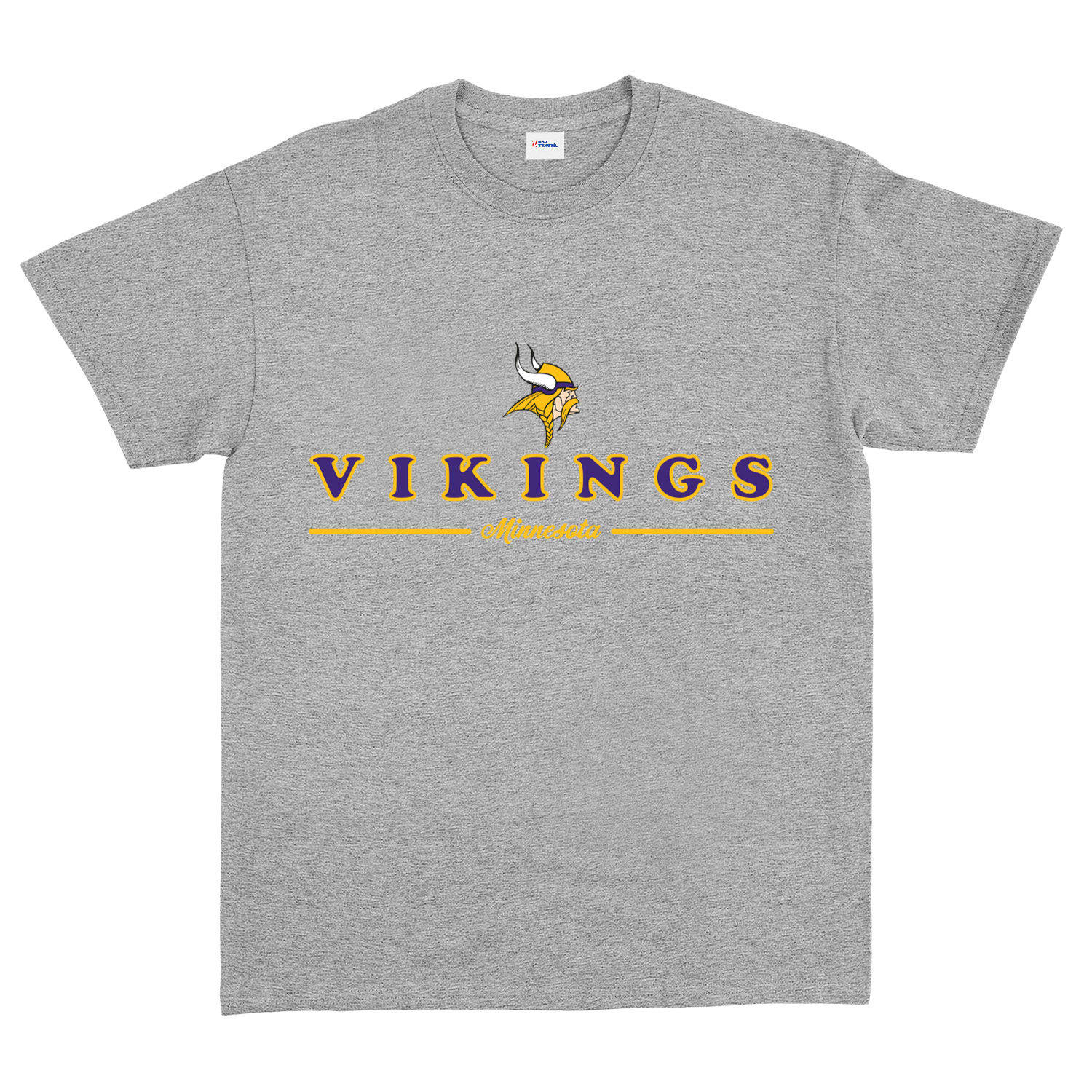 Minnesota Vikings L Tişört M - Gri