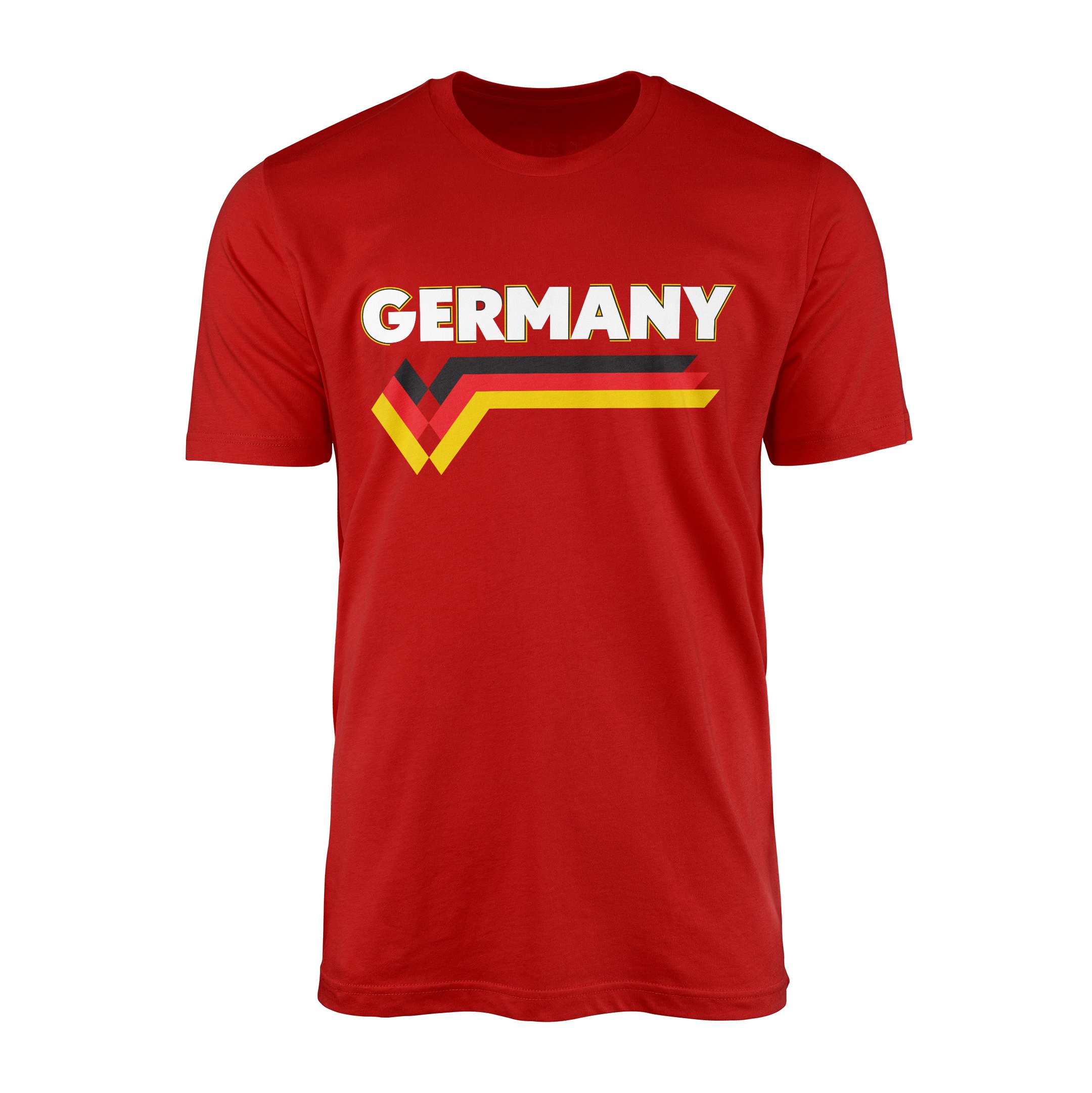 Almanya Retro II Tişört XXL - Kırmızı