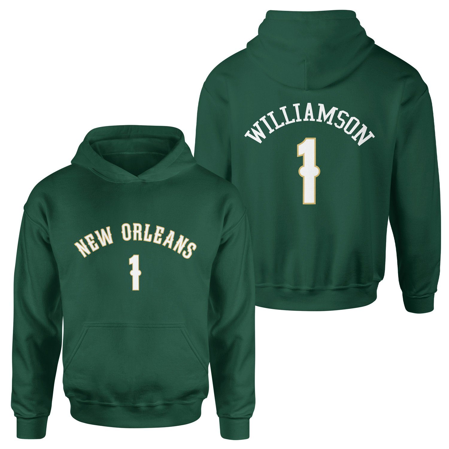 Zion Williamson New Orleans Forma Hoodie XL - Nefti Yeşili