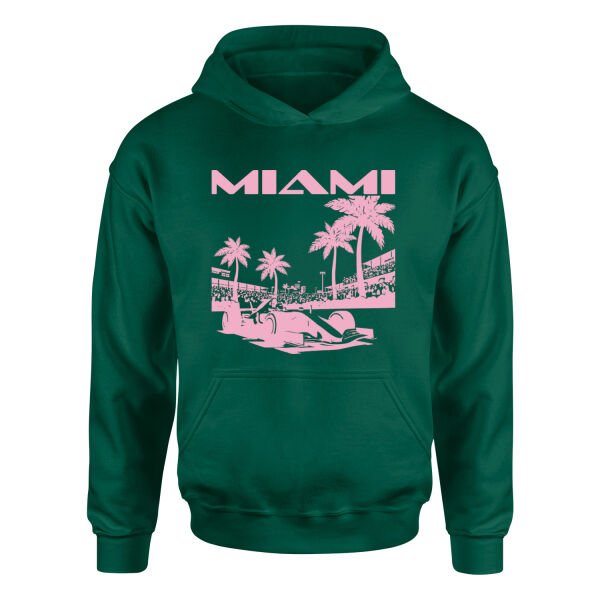 Miami Track Hoodie S - Nefti Yeşili