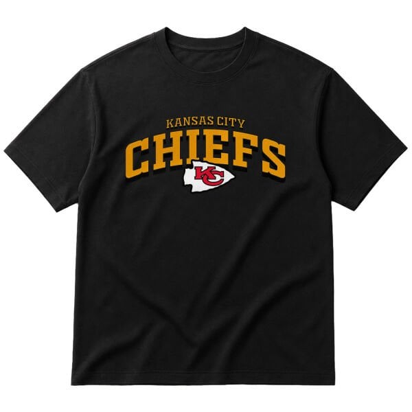 Kansas City Chiefs Arch Oversize Tişört
