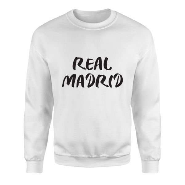 Real Madrid C Sweatshirt L - Beyaz