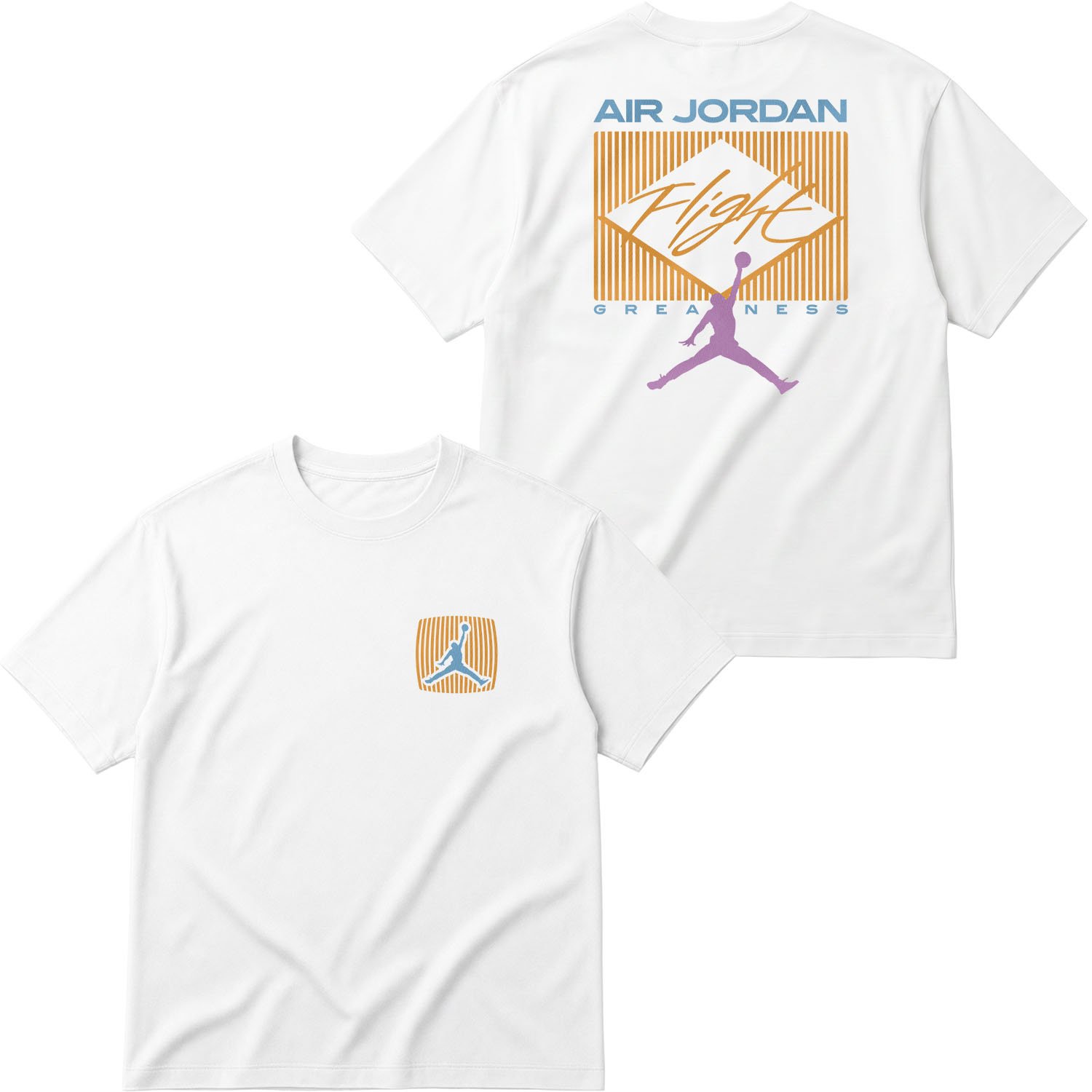 Flight Jordan Pastel Oversize Tişört S - Beyaz