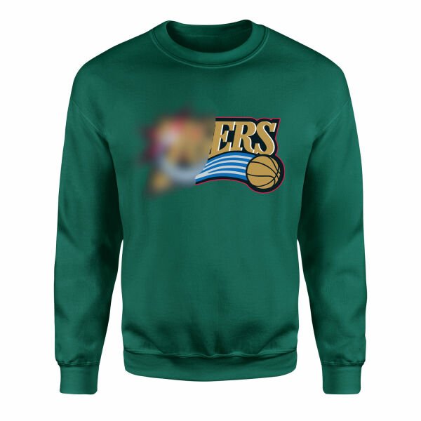 76ERS Sweatshirt XL - Nefti Yeşili