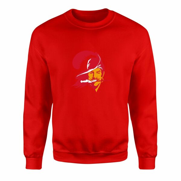 Bruce the Buccaneer Sweatshirt L - Kırmızı