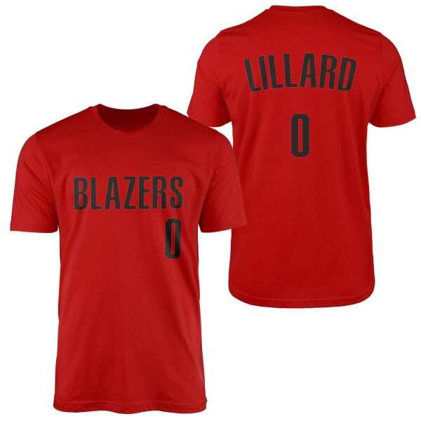 Damien Lillard Blazers Forma Tişört XL - Kırmızı