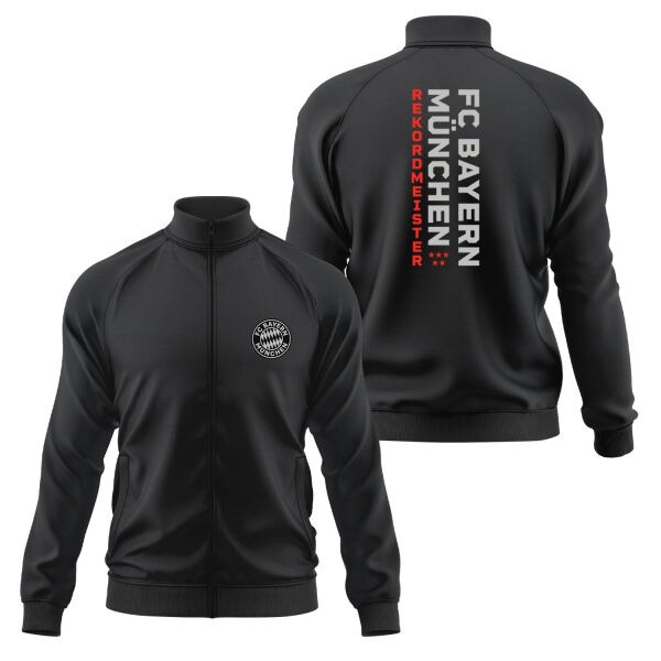 FC Bayern Münih REKORDMEISTER SE Edition Fermuarlı Sweatshirt XL - Siyah