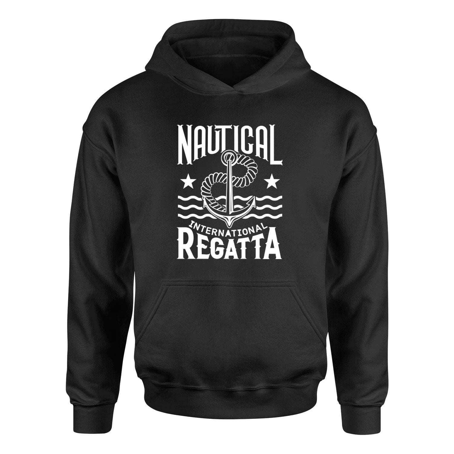 Nautical Regatta Hoodie XXL - Siyah
