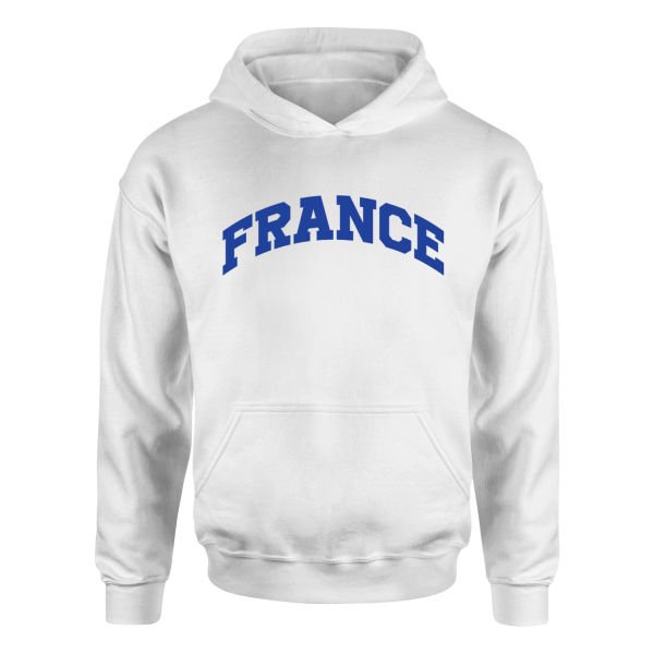 France Hoodie M - Beyaz