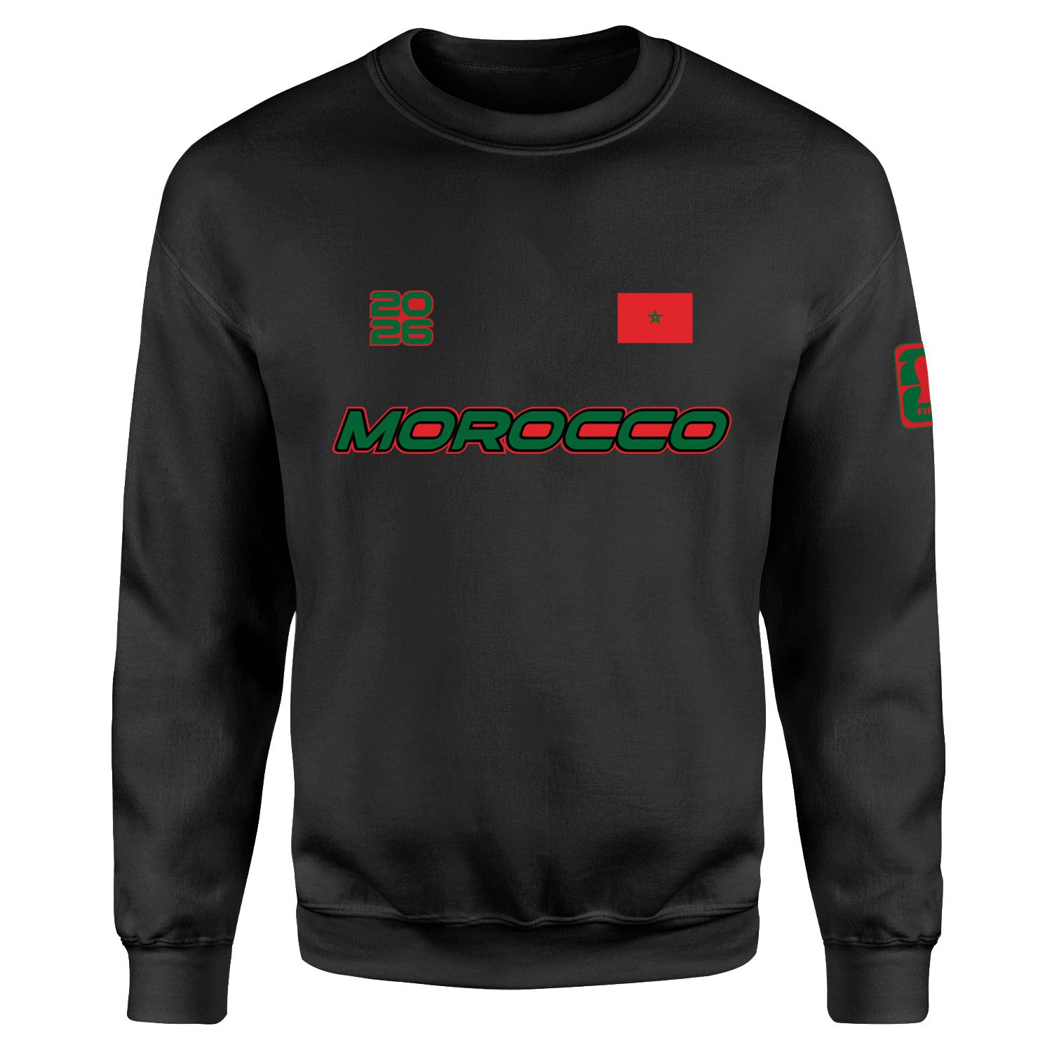Fas 2026 Sweatshirt S - Siyah