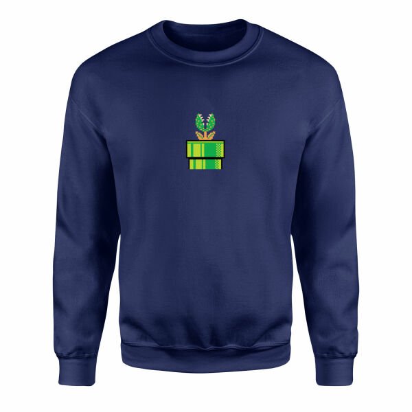 Super Mario Sweatshirt S - İndigo Mavisi