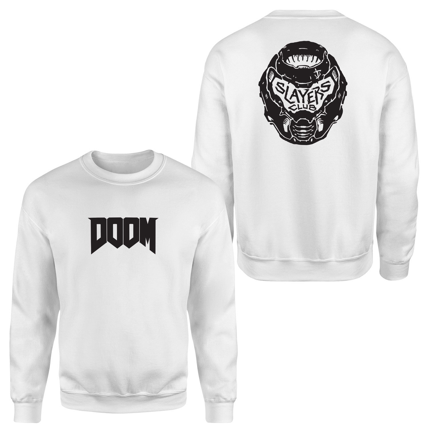DOOM SLAYER Sweatshirt XL - Beyaz