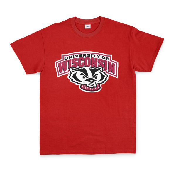 Wisconsin Badgers Tişört L - Kırmızı