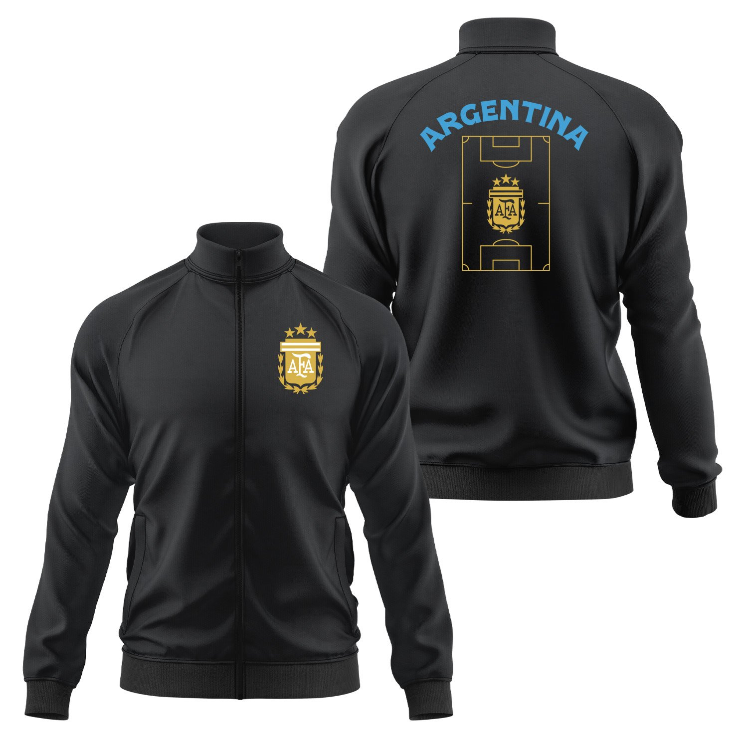 Arjantin Dünya Kupası 2026 Fermuarlı Sweatshirt