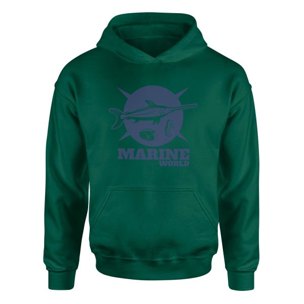 Marine World Denizci Hoodie S - Nefti Yeşili