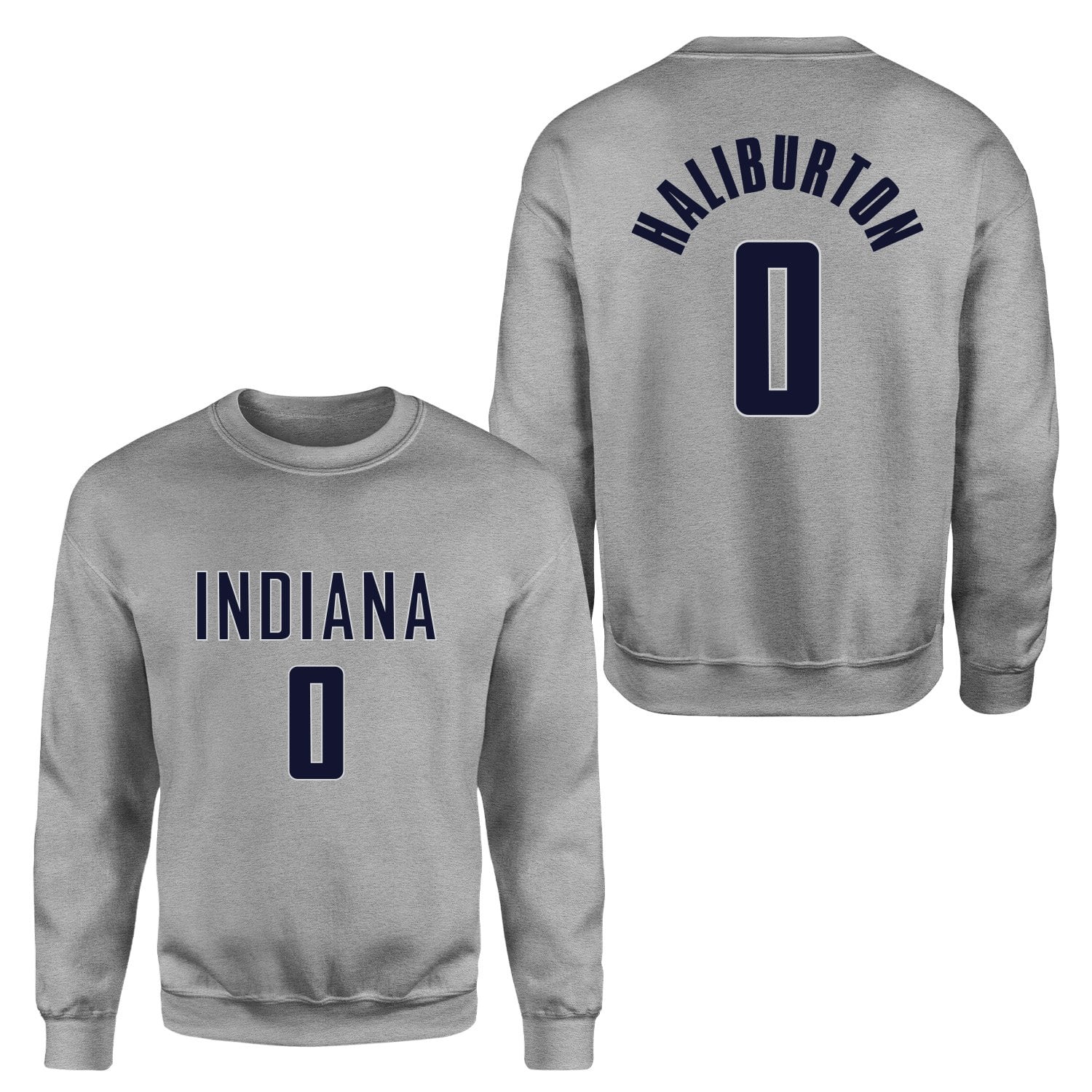 Tyrese Haliburton Indiana Jersey Sweatshirt S - Gri
