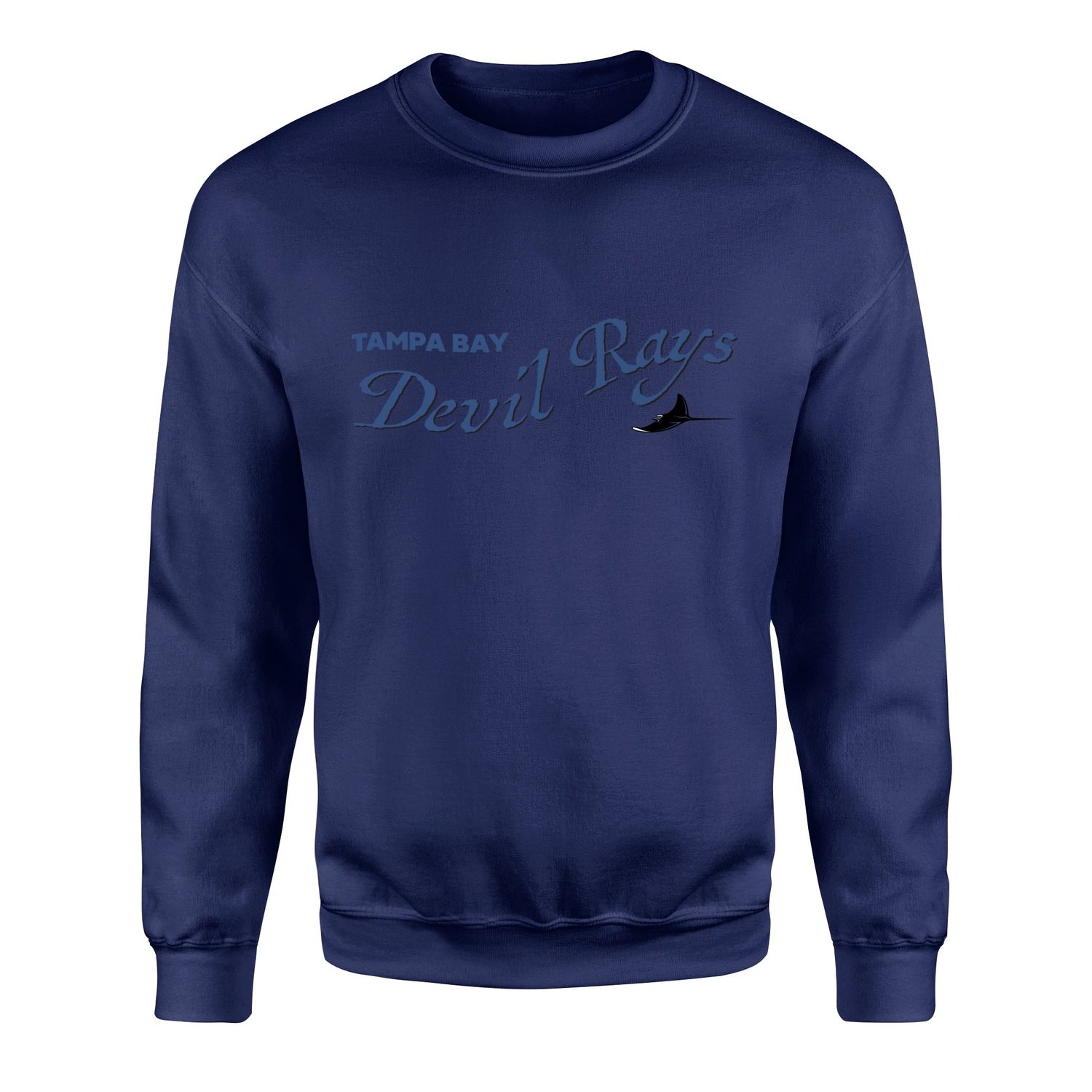 Tampa Bay Devil Rays Retro Sweatshirt M - İndigo Mavisi