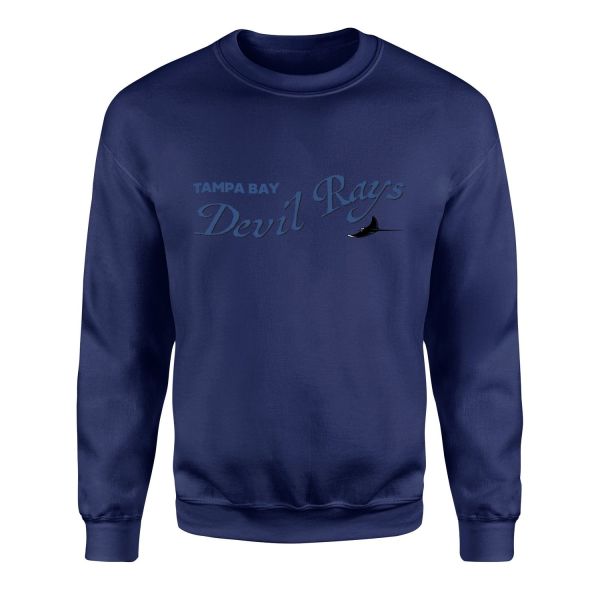 Tampa Bay Devil Rays Retro Sweatshirt M - İndigo Mavisi
