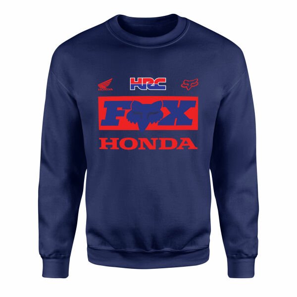 HONDA Racing x Fox Sweatshirt XL - Lacivert