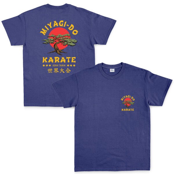 Miyagi Do Karate Tişört L - İndigo Mavisi