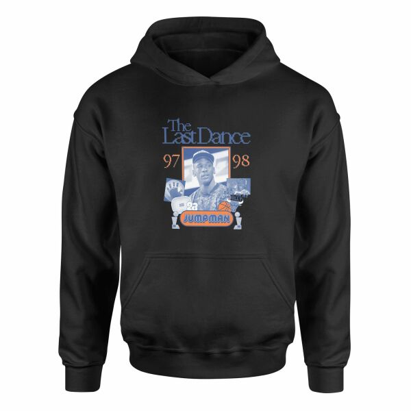 Air Jordan Back On My Bull Pixelated Hoodie M - Siyah