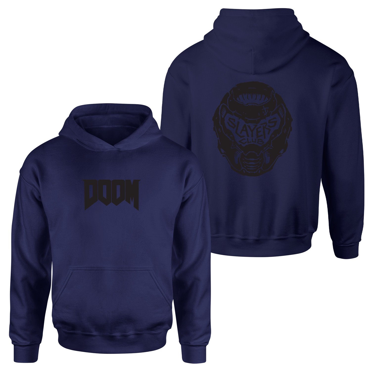 DOOM SLAYER Hoodie XL - Lacivert
