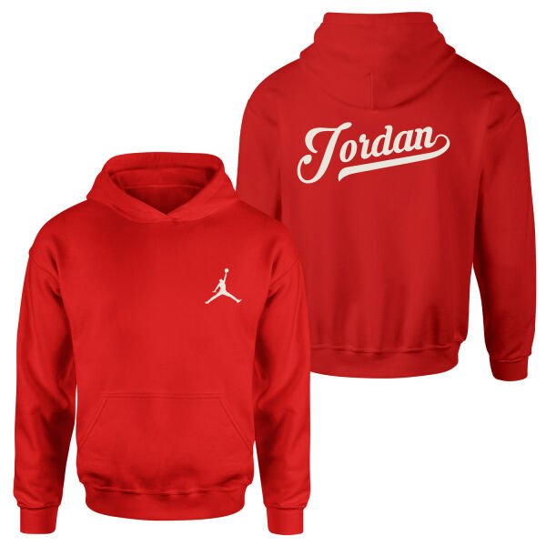 Jordan Enhanced Hoodie S - Kırmızı