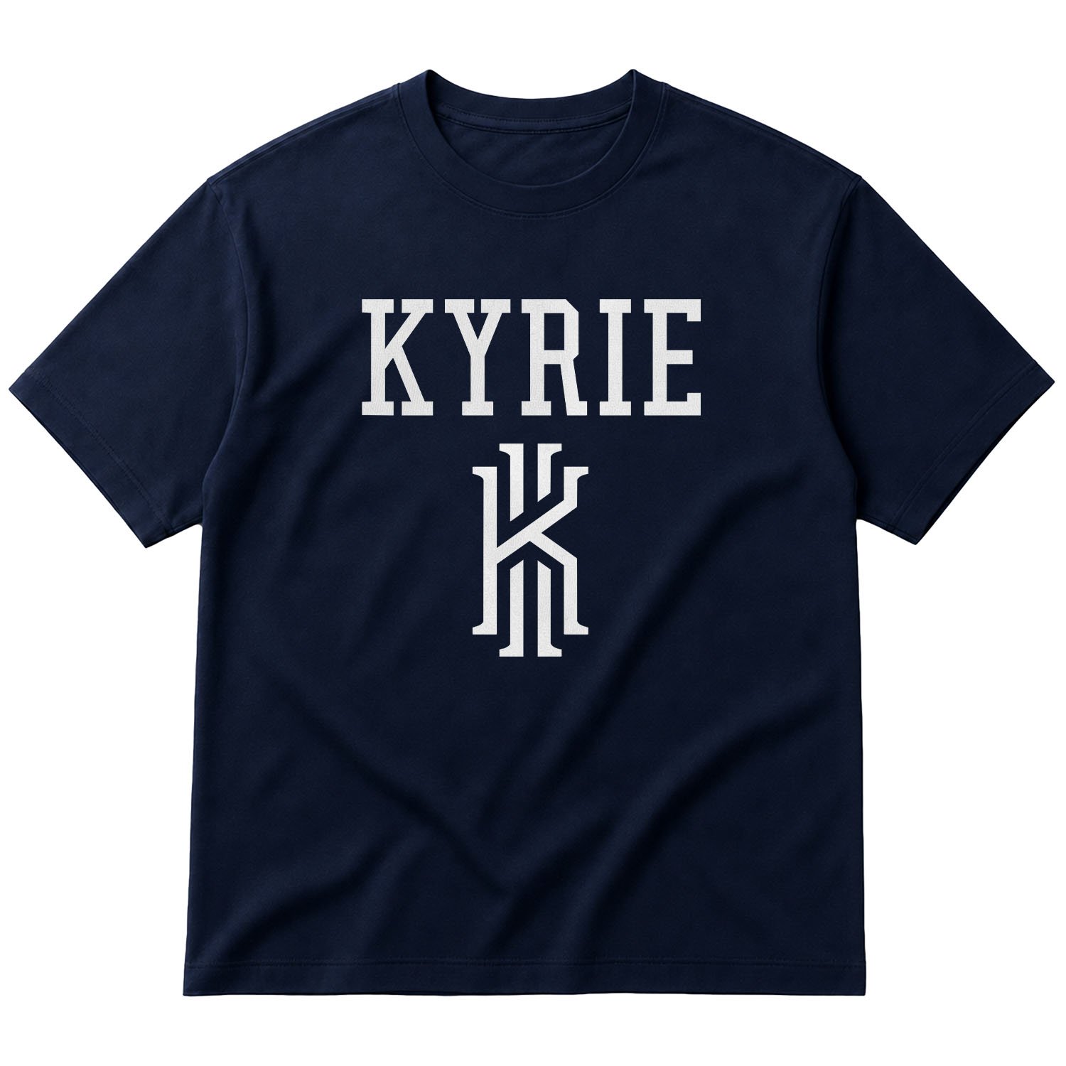 KYRIE Text Oversize Tişört XL - İndigo Mavisi