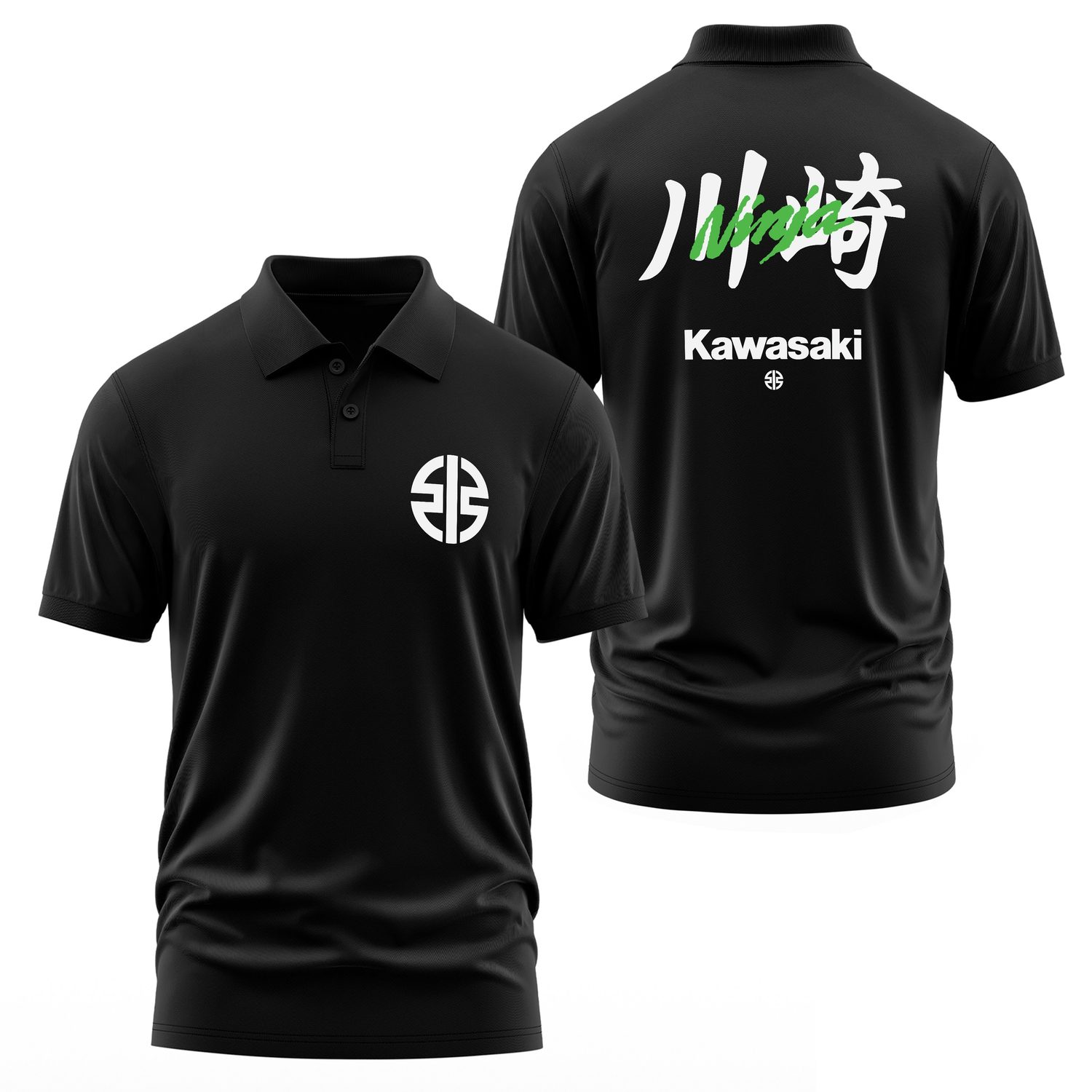 Kawasaki Ninja Superbike Supremacy Polo Tişört XL - Siyah