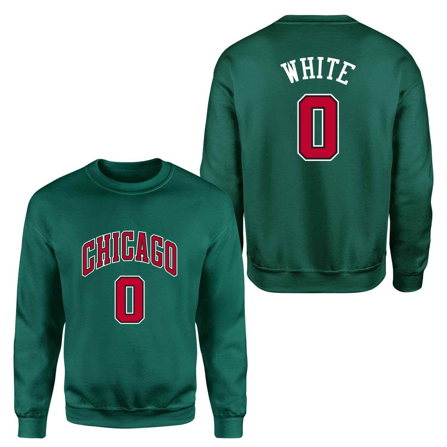 Coby White Chicago 0 Forma Sweatshirt M - Nefti Yeşili