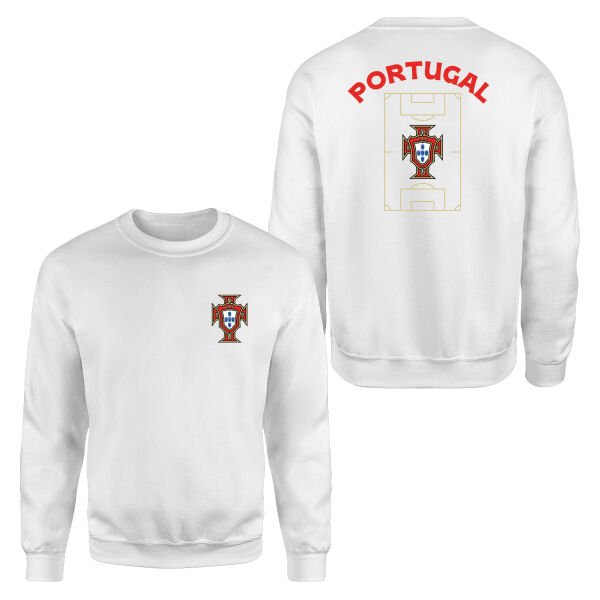 Portekiz Dünya Kupası 2026 Sweatshirt L - Beyaz