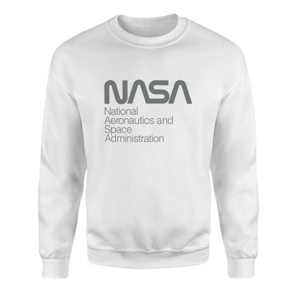 NASA Sweatshirt XL - Beyaz