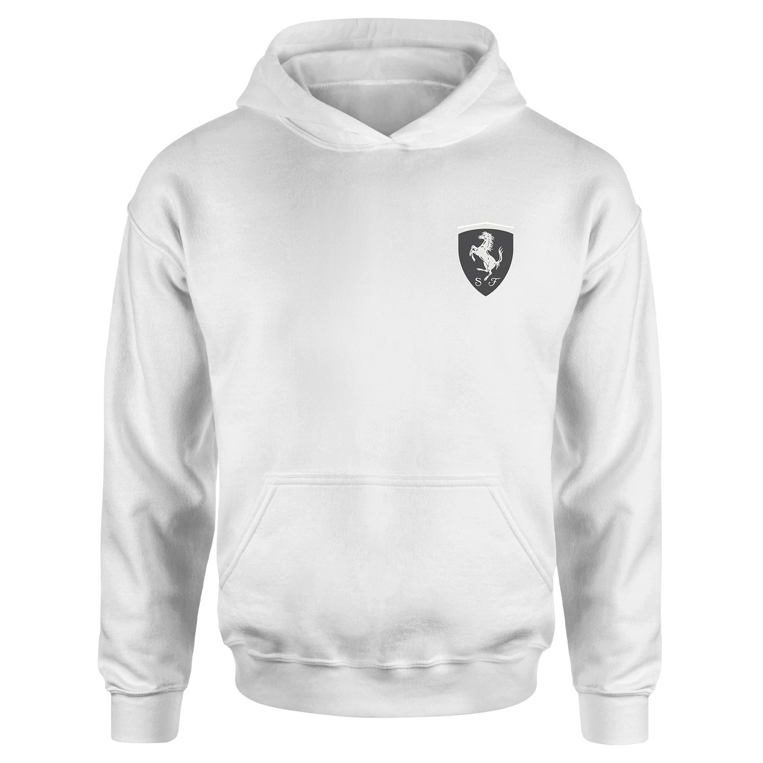 Scuderia Ferrari Muted Black Hoodie XXL - Beyaz