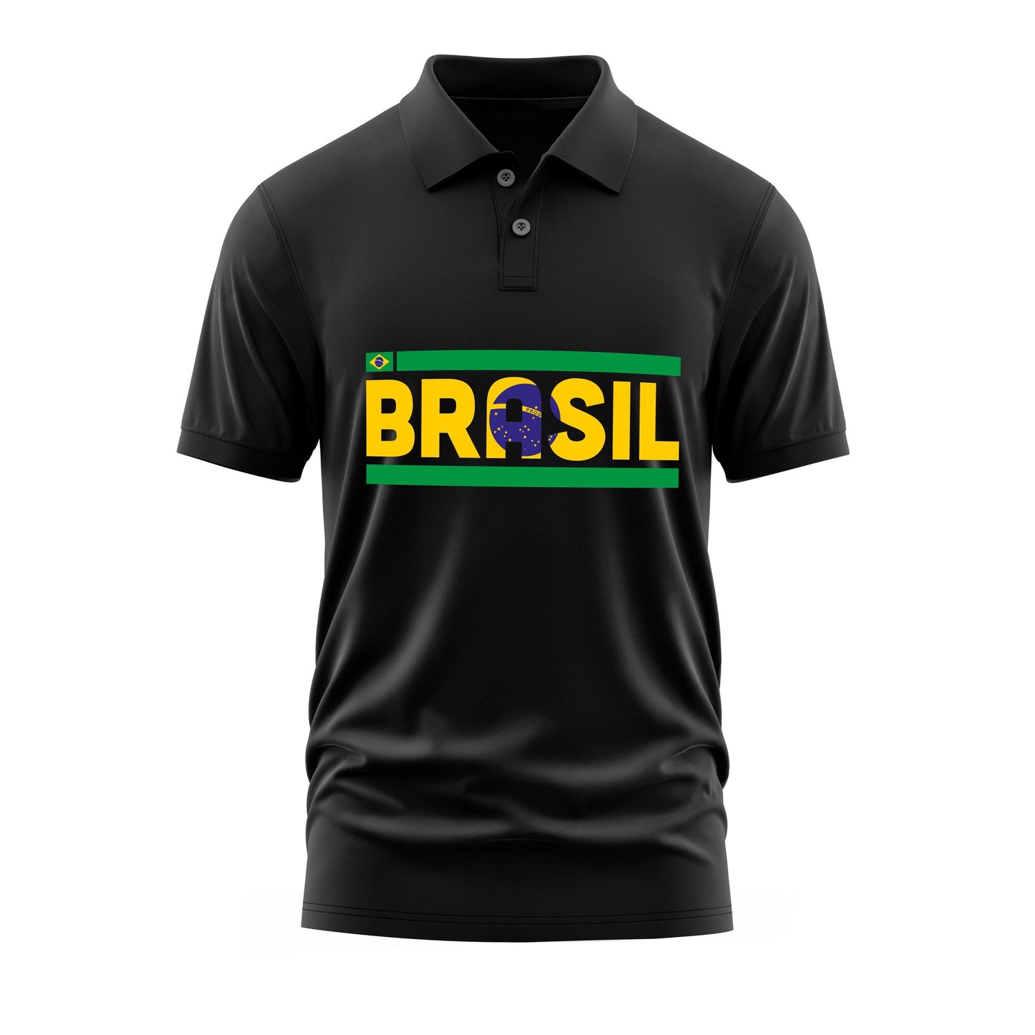 Brezilya Polo Tişört M - Siyah