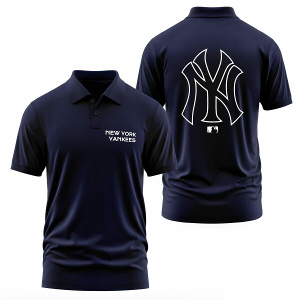 NY YANKEES MLB Edition Polo Tişört XL - İndigo Mavisi