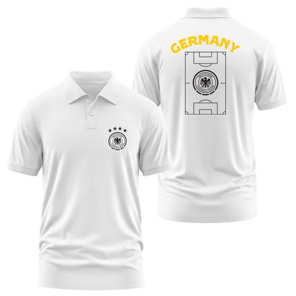 Almanya Dünya Kupası 2026 Polo Tişört XL - Beyaz