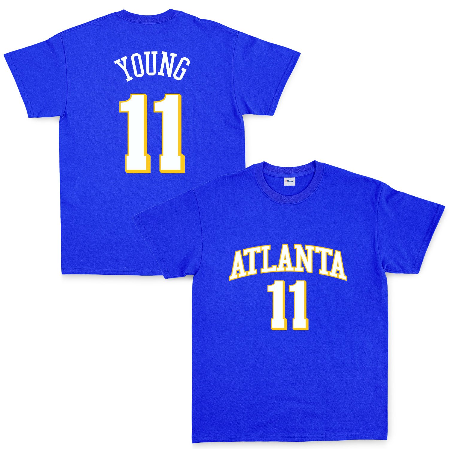 Trae Young 11 Atlanta Jersey Tişört XXL - Mavi